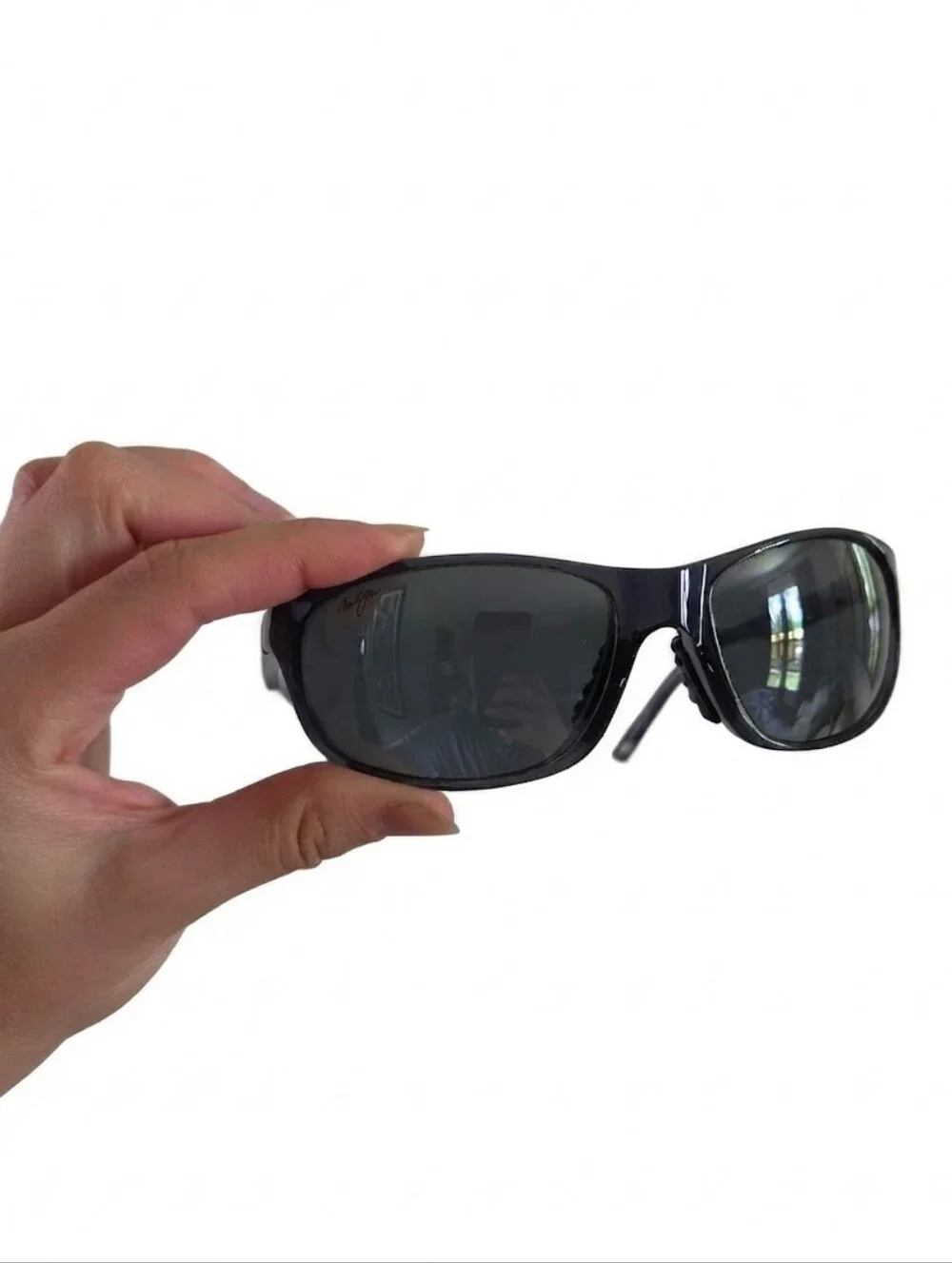 Vintage Maui Jim Waimea Bay MJ-404-11 Polarized Sunglasses - Crystal Smoke/Grey